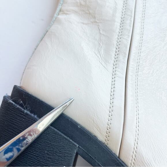 Steve Madden Patent Leather Block Heel Platform Boot - Picture 7 of 12